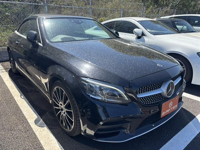 Cクラスカブリオレ C180 スポーツ レザーエクスクルーシブパッケージ ワンオーナー ...