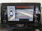 バックガイドモニターで、後方を確認しながら安心して駐車することができます。運転初心者も熟練者も必須の機能ですよ!