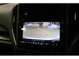 バックギヤに入れるとバックカメラの映像がナビに映りますハンドルと連動してガイドラインも曲がってくれるのでバックがしやすいです。