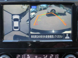 車の真上から見下ろしたような360度視界の良い『アラウンドビューモニター』です♪♪ 苦手な狭い駐車場、暗い所でも確認ができてとっても安心です♪♪