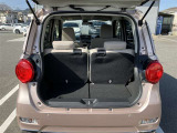 広々としたラゲージスペースを備えています。大きなものや長さのある荷物もしっかりと積み込めます。