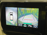 【全方位モニター用カメラ】専用のカメラにより、上から見下ろしたような視点で360度クルマの周囲を確認することができます☆死角部分も確認しやすく、狭い場所での切り返しや駐車もスムーズに行えます。