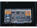 アルパイン製ナビのオーディオメニュー画面