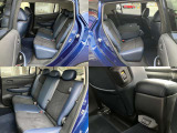後席も広々で大人が4人乗っても余裕です。シートは6:4分割可倒式です。さらにリアシートヒーターやUSB電源ポート装備です。