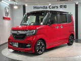 全国納車可 第三者機関証明書付 2ト-ン 1年保証 ワンオ-ナ- ナビVXU-185NBi TV Rカメラ CD録音 BTオ-ディオ DVD装備のN-BOXカスタム G・Lターボホンダセンシング入庫!