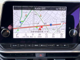 Nissan connect ナビゲーションシステム(9インチワイドディスプレイ、ハンズフリーフォン、Bluetooth対応、Apple CarPlay・AndroidAuto連携機能、iPod対応)NissanConnectサービスには別途申込が必要です。