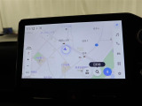 大型ディスプレイですので、地図画面も見やすいですね。