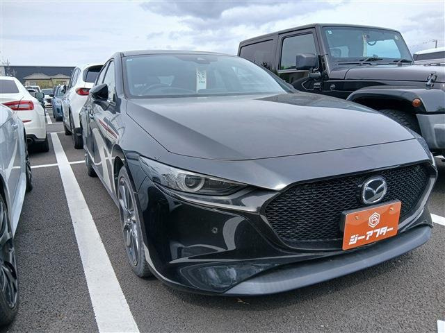 MAZDA3ファストバック 2.0 20S バーガンディ セレクション 禁煙車 赤革シート 純正ナ...