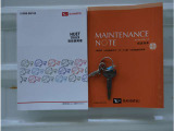 【書類一式揃い】基本的な操作はもちろん、困った時に役に立つ取扱説明書、整備履歴が確認できるメンテナンスノ-ト。書類が揃っていると安心できますよね。