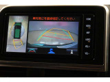 パノラミックビューモニターでクルマの周囲の確認が出来て安心です。