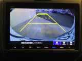 バックモニター付きで、車庫入れやバック時の後方確認をサポート。