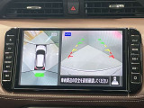 【アラウンドビューモニター】車を上から見下ろしているかのような映像で周囲の状況がひと目で確認、狭い駐車場に駐車するときも安心です♪