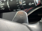 ステアリングパドルシフト クイックなシフト操作が可能!レスポンスが高く、運転者様のギア変則にしっかりとついてきてくれます!ジャガーと一体となれる装備です。