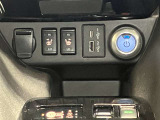 電源ソケットにシートヒーター、USBポートはタイプAとタイプCの二種類付いています!