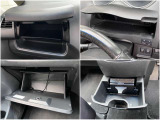 前席まわりの収納スペース。車内がスッキリ片付いてうれしいですね♪