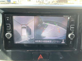 アラウンドビューモニターです☆車の前後左右にカメラがついており駐車時には上から車を見たような画面が見れますので、4方向の状況を確認することができる便利な機能です☆
