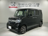 全国納車可 第三者機関証明書付 1年保証 ワンオーナー ナビVXM-184VFI TV Rカメラ BTオ-ディオ DVD ETC LEDライト VSA装備のN-BOXカスタム GLホンダセンシング入庫