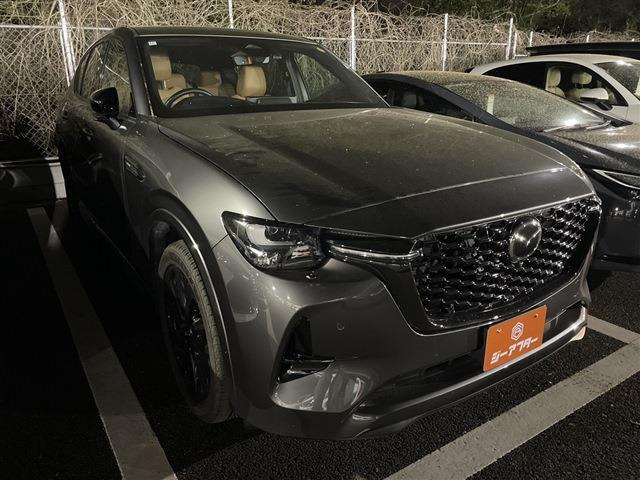 CX-60 2.5 PHEV プレミアムスポーツ 4WD 禁煙車 純正12.3型ナビ サンルーフ