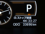 現在の走行キロは33,696キロです。