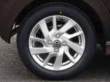 【タイヤ】 【純正14インチアルミホイール】《155/65R14》専用のアルミなのでお車のイメージぴったりですね!