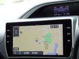 何処へでも行きたい場所へ、安心のトヨタ純正メモリーナビを装備しています。