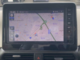 純正の9インチ大画面メモリーナビ搭載です。初めての場所でも安心ですね♪