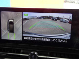 上からの視点で狭い駐車場への駐車などに役立つアラウンドビューモニターです♪