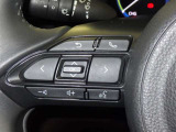 ステアリングスイッチ装備!運転しながら手元でオーディオの操作などができます。