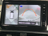 【アラウンドビューモニター】車を上から見下ろしているかのような映像で周囲の状況がひと目で確認、狭い駐車場に駐車するときも安心です♪