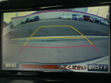 ガイドライン表示機能つきバックモニターです!バックでの駐車時など後方の安全確認ができて安心安全ですね♪