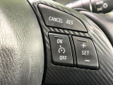 【クルーズコントロール】高速道路もラクラク走行。アクセルを離しても一定速度で走行ができ、長距離運転時の負担を軽減!加速・減速も簡単なスイッチ操作で調整できます。