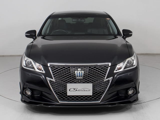 クラウンアスリート ハイブリッド 2.5 G 黒革 モデリスタマフラーwork19AW