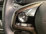 ステアリングにオーディオ操作スイッチが付いています。オーディオ画面に直接タッチしなくても操作が出来ますので、運転に集中できます。