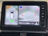 【アラウンドビューモニター】車を上から見下ろしているかのような映像で周囲の状況がひと目で確認、狭い駐車場に駐車するときも安心です♪