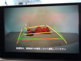 バックガイドモニターを装備しています、車庫入れもラクラクです。