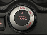 【オールモード4&times;4】2WD/4WDモードを手軽に切り替え可能。燃費重視の2WD、スタック時に役立つLOCK、AUTOモードでは4WDの配分を自動で調整し、路面状況を問わず安定した走りをサポート。