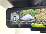 【アラウンドビューモニター】専用のカメラにより、上から見下ろしたような視点で360度クルマの周囲を確認することができます☆死角部分も確認しやすく、狭い場所での切り返しや駐車もスムーズに行えます。