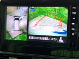 【アラウンドビューモニター】専用のカメラにより、上から見下ろしたような視点で360度クルマの周囲を確認することができます☆死角部分も確認しやすく、狭い場所での切り返しや駐車もスムーズに行えます。