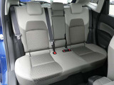 セカンドシートもゆったりです。内装色はワイマラナー(グレー系)になります。