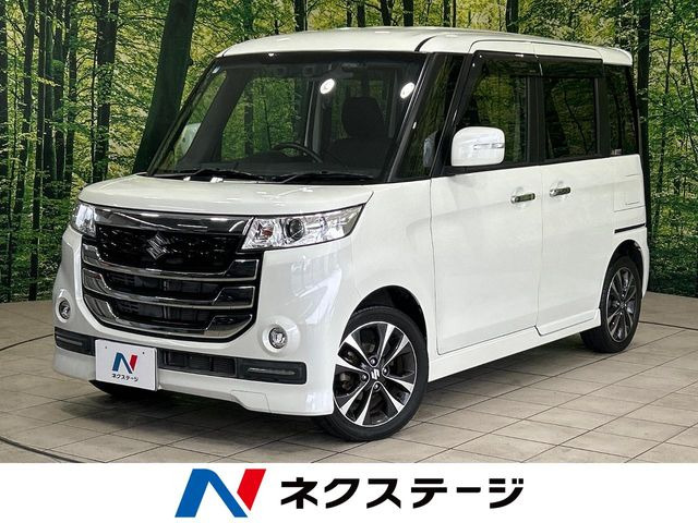 スペーシアカスタム Zターボ デュアルカメラブレーキサポート 