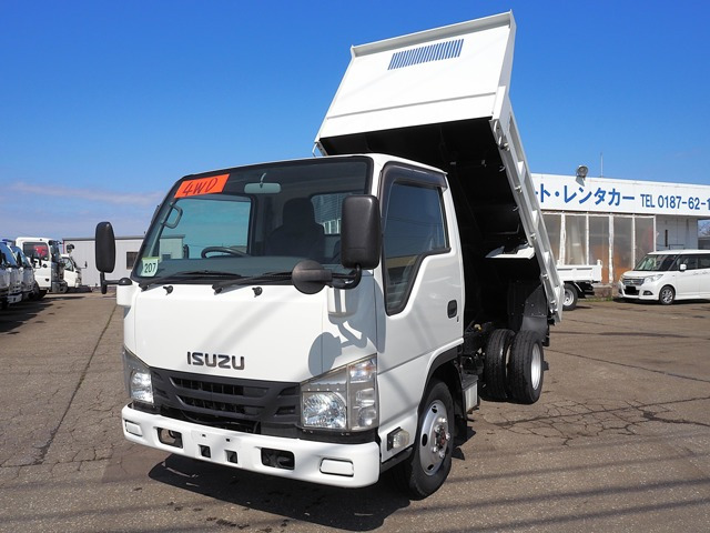 エルフ  3.0 強化ダンプ フルフラットロー ディーゼルターボ 4WD
