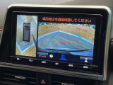 【パノラミックビューモニター】専用のカメラにより、上から見下ろしたような視点で360度クルマの周囲を確認することができます☆死角部分も確認しやすく、狭い場所での切り返しや駐車もスムーズに行えます。