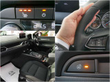 運転席&助手席には腰部まであたためてくれる3段階調整機能付きシートヒーター機能があります☆さらにステアリングヒーターもありがたい!