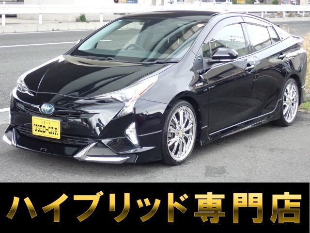 プリウス 1.8 S フルエアロ 社外19インチアルミ