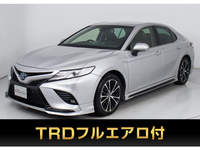 カムリ 2.5 WS レザーパッケージ TRDフルエアロ BSM 黒革 セーフティセンス