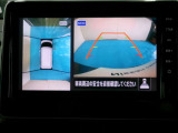 アラウンドモニター 白線や駐車車両をナビ及びルームミラーに表示 駐車している車両との位置関係も一目で分かって安心です