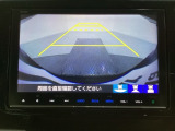 バックでの車庫入れも安心です! リアカメラが付いているバックモニター付のナビを装備しております。操作線もついており距離感も画面から確認できます。