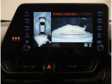 パノラミックビューモニター 車両上空より写したような画像をモニターに表示☆車庫入れや、幅寄せなどに大変便利な機能です。