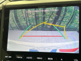 【バックカメラ】駐車時に後方がリアルタイム映像で確認できます。大型商業施設や立体駐車場での駐車時や、夜間のバック時に大活躍!運転スキルに関わらず、今や必須となった装備のひとつです!