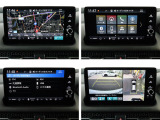 Honda CONNECTディスプレイが装備されております。新世代コネクテッド技術により、カーライフがさらに便利に快適になります。マルチビューカメラは上空から見下ろしたように路面を映し出し、安心です。
